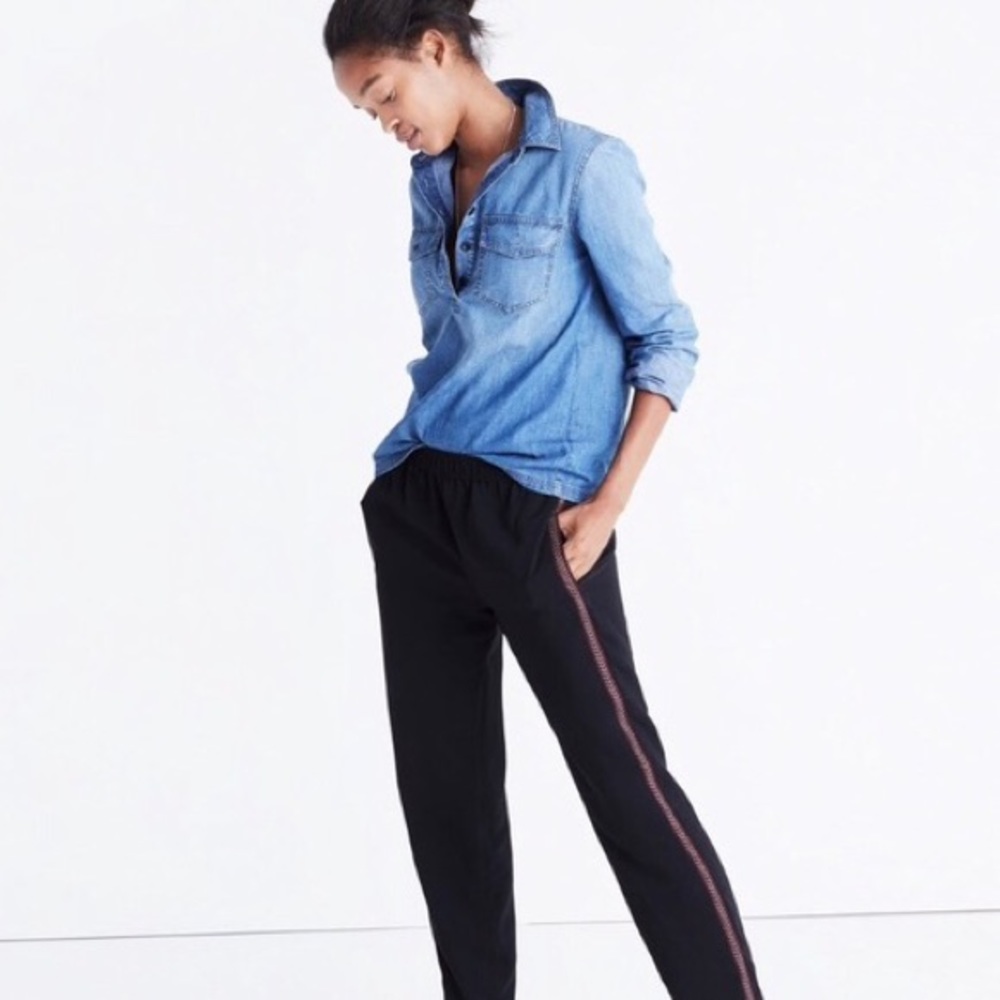 Madewell embroidered Track Trousers